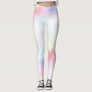 Paarse unicorn roze regenboog leggings