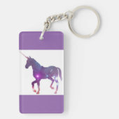 PAARSE UNICORN SLEUTELHANGER (achterkant)