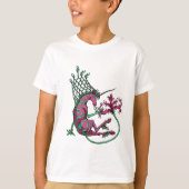 Paarse Unicorn T-shirt (Voorkant)