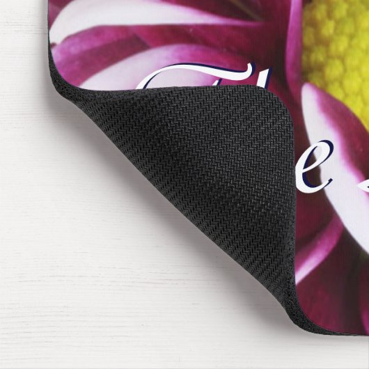 Paarse vader van de bride Bouquet Muismat (Hoek)