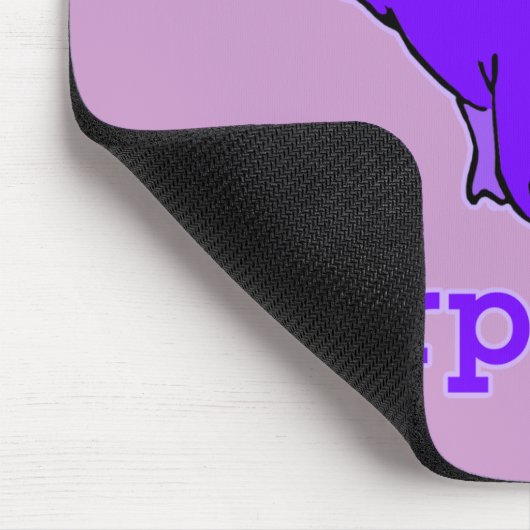 Paarse Varkens op kleding, Mokken, Baby Shirten Muismat (Hoek)