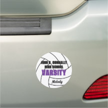 Paarse Varsity Volleybal Aangepaste Hoge School