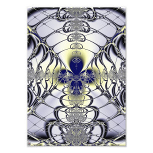 Paarse Venster Abstracte Kunst Foto Afdruk