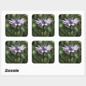 Paarse ventilator alleen staande vierkante sticker (Vel)