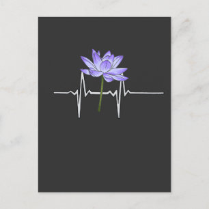 Paarse ventilator Gardener Briefkaart