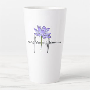 Paarse ventilator Gardener Latte Mok