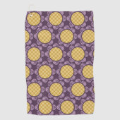 Paarse ventilator golfhanddoek (Voorkant)