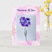 Paarse ventilator kaart (Gele Bloem)