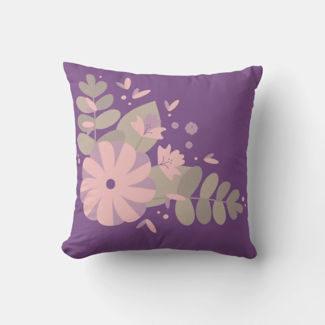 Paarse ventilator kussen (Voorkant)