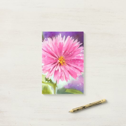 Paarse ventilator post-it® notes (Op bureau)