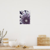 Paarse ventilator Poster (Keuken)