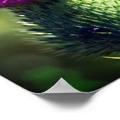 Paarse ventilator sluit dicht poster (Hoek)