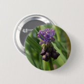 Paarse ventilatorButton Ronde Button 5,7 Cm (Voorkant /achterkant)