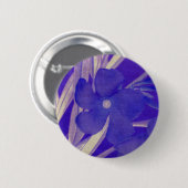 Paarse ventilatorButton Ronde Button 5,7 Cm (Voorkant /achterkant)