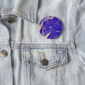 Paarse ventilatorButton Ronde Button 5,7 Cm (In situ)