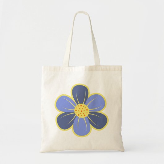 Paarse ventilatorCanvas tas (Voorkant)