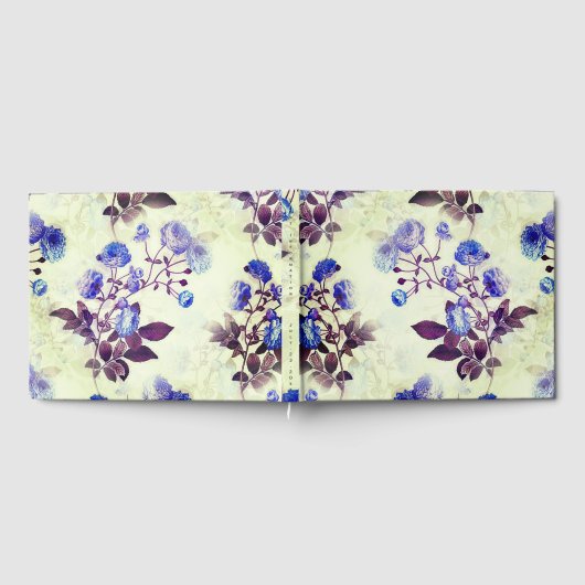 Paarse ventilatordruk op groen Gastenboek (Volledig)