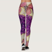 Paarse ventilatorLeggings Leggings (Achterkant)