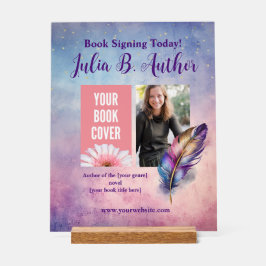 Paarse Veren Boek Signing Event SIG Acryl Bord