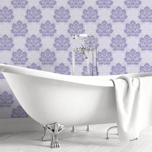 Paarse verfijnde succulent behang