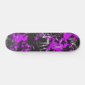 Paarse verfplaat skateboard (Horizontaal)