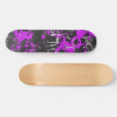 Paarse verfplaat skateboard (Horizontaal)