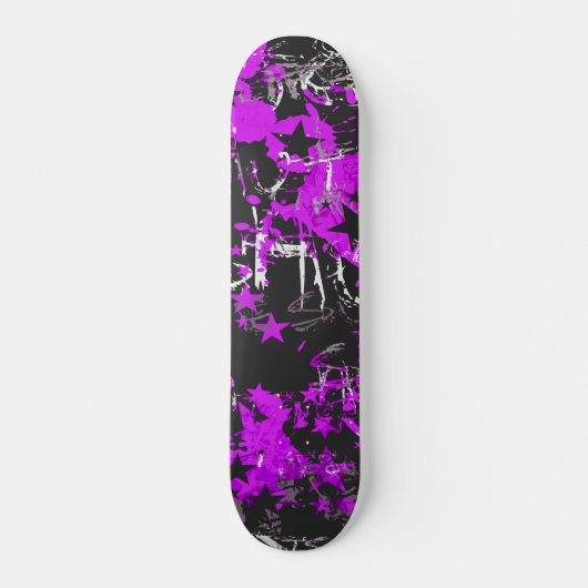 Paarse verfplaat skateboard (Voorkant)