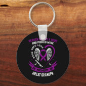 Paarse Verlies van mijn overgrootvader Pancreaskan Sleutelhanger (Voorkant)