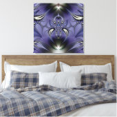 Paarse Versiering Canvas Afdruk (Insitu (Slaapkamer))