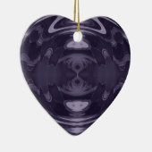 Paarse Versiering Keramisch Ornament (Rechts)