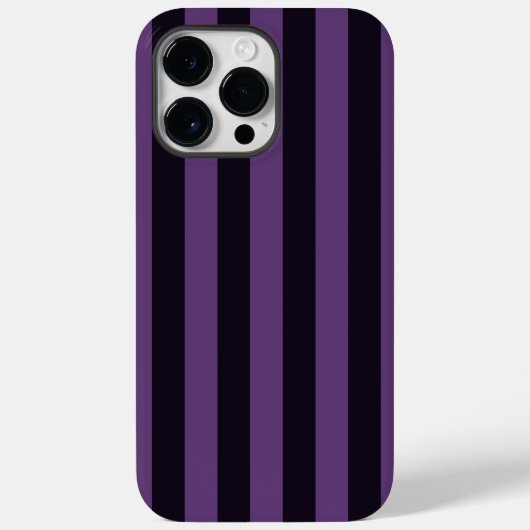 Paarse verticale strepesdeklaag Case-Mate iPhone case (Achterkant)