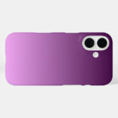 Paarse vervaging Case-Mate iPhone case (Achterkant (horizontaal))