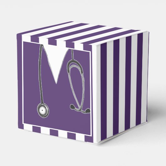 Paarse vetorecht bedankdoosjes (Achterkant)