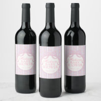 Paarse Vintage Fancy Bloemige Baby Shower Favoren
