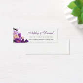 Paarse Violet bruiloft website invoegen Kaart (Bureau)