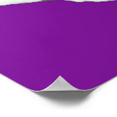 Paarse Violet Pansy Flowers Poster (Hoek)