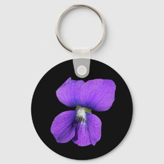 Paarse Violet sleutelhanger