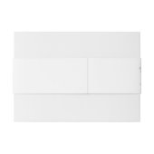 Paarse Violet Waterverf Boeket Gold Script Uitnodigingen Wikkel (Achterkant Voorbeeld)