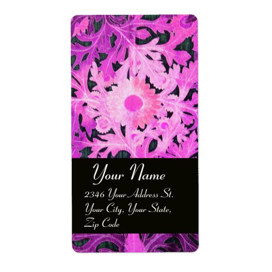 PAARSE violet zwart Etiket (Voorkant)