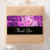 PAARSE violet zwart Etiket (Insitu)