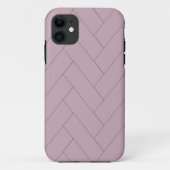 Paarse visgraat Case-Mate iPhone case (Achterkant)