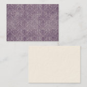  paarse visitekaartjes (Voorkant / Achterkant)