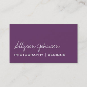 Paarse Visitekaartjes