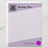 Paarse vlakke lint door Kenneth Yoncich (Voorkant / Achterkant)