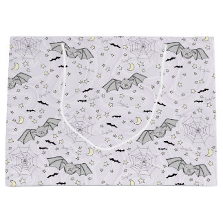 Paarse vleermuizen Spooky Schattige Genderneutraal Groot Cadeauzakje