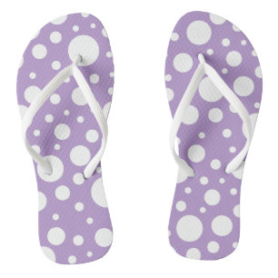 Paarse Vlekken Slippers Teenslippers