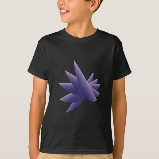 Paarse vleugels nb t-shirt (Voorkant)