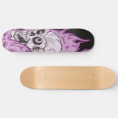 Paarse vlieg skateboard (Horizontaal)