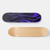 Paarse vliesskateboard skateboard (Horizontaal)