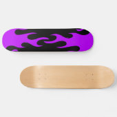 Paarse vliezen Skateboard Deck (Horizontaal)